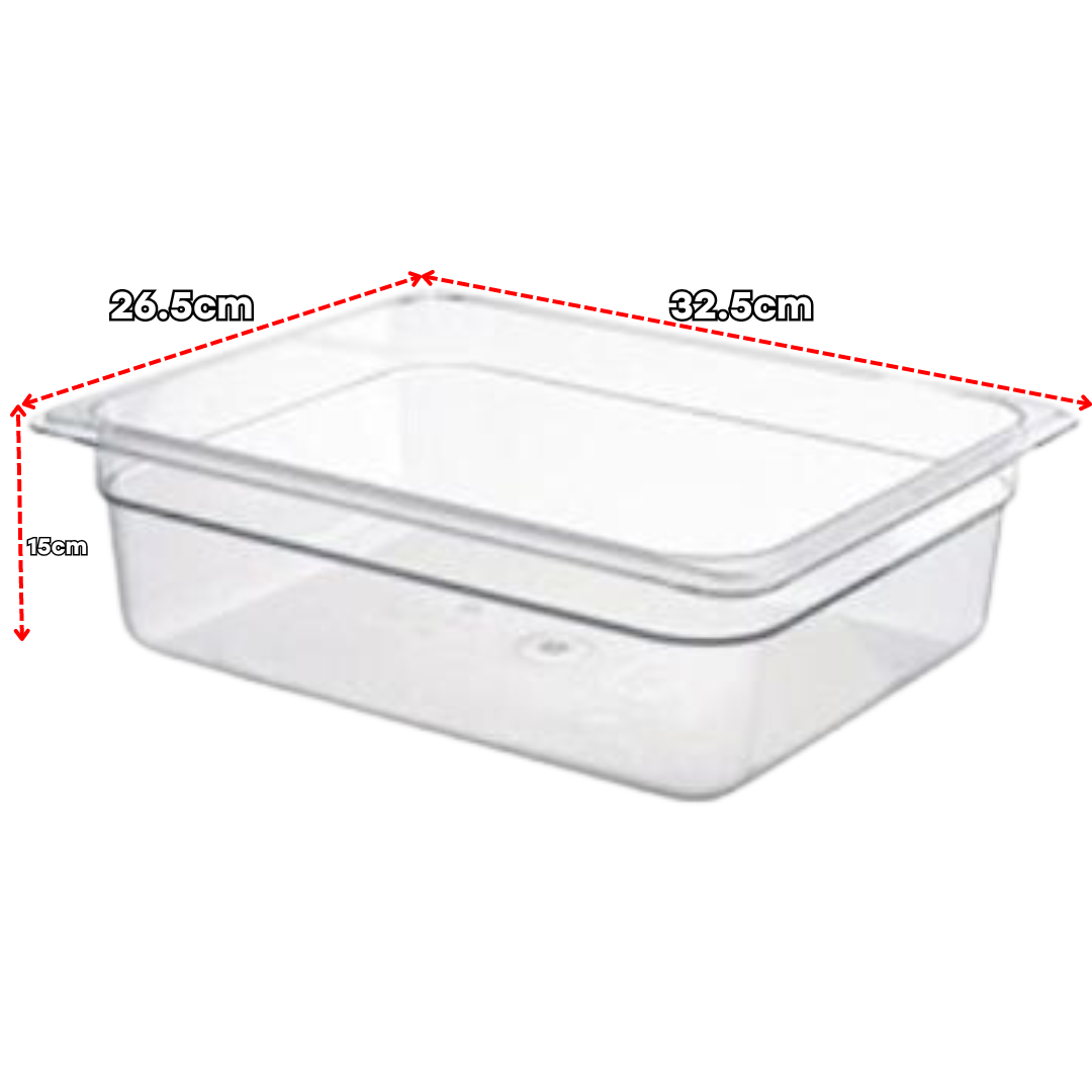 Bandeja GN Pans de Policarbonato 1/2x150mm PH3215 Selecto