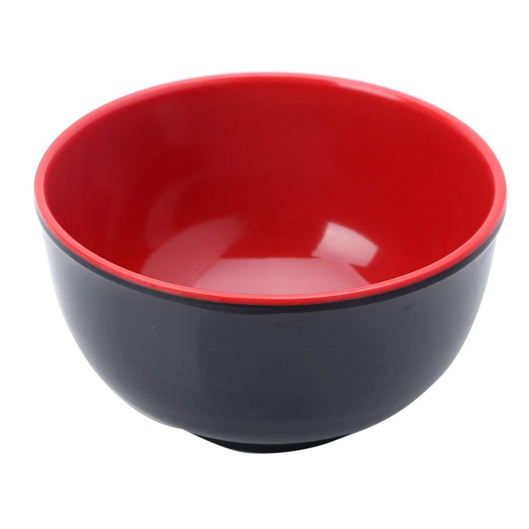 Bowl de Melanimina Negro con Rojo 5" 83341