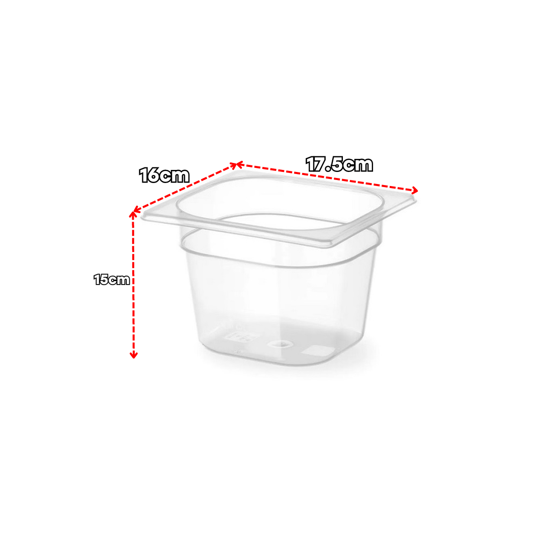 Bandeja GN Pans de Policarbonato 1/6x150mm Selecto