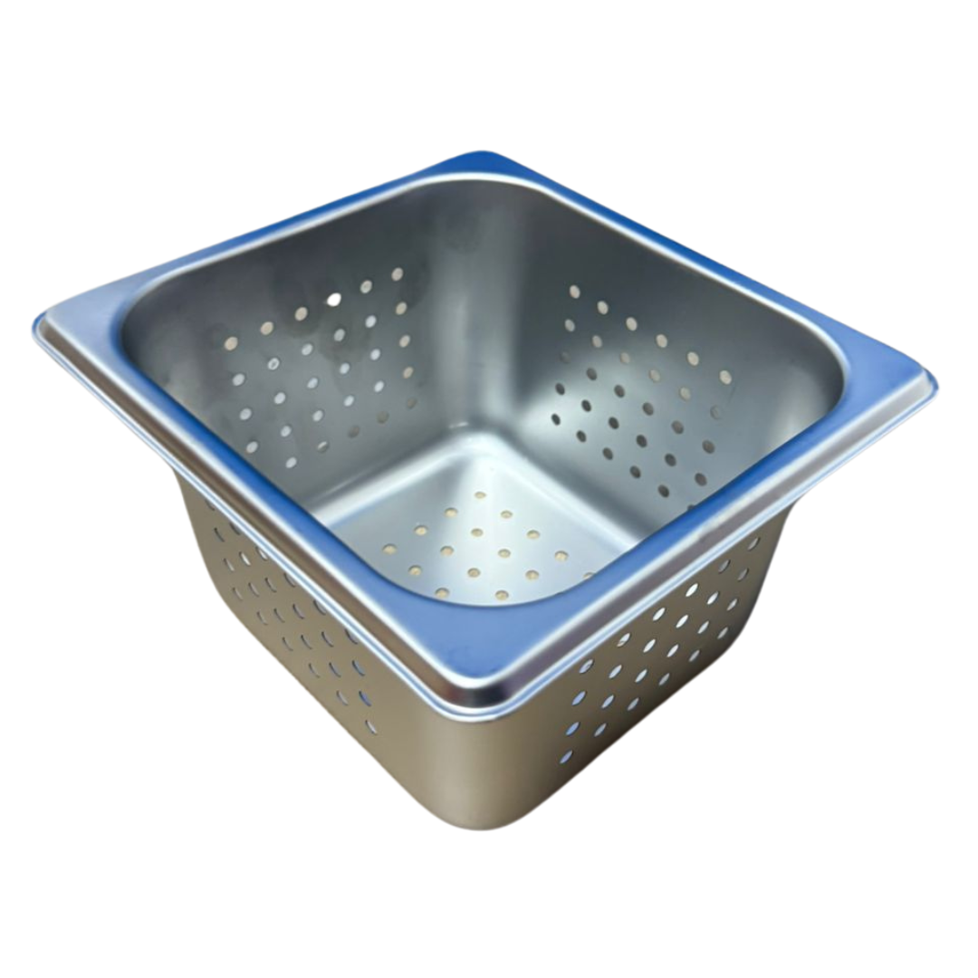 Bandeja GN Pan Perforado de Acero Inoxidable 1/6x100mm 176*162*100mm