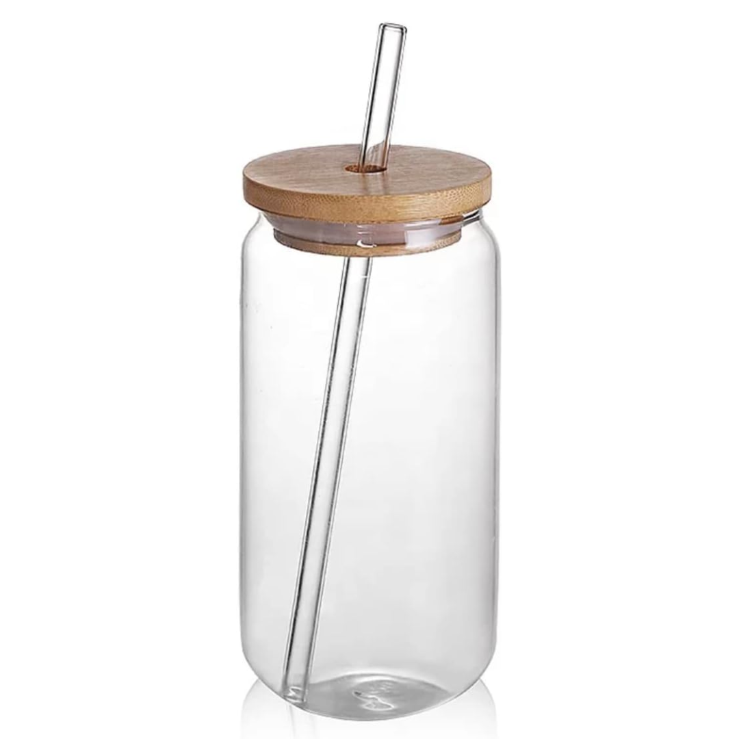 Vaso de Vidrio con Carrizo de 480ml LHC-9687 Selecto