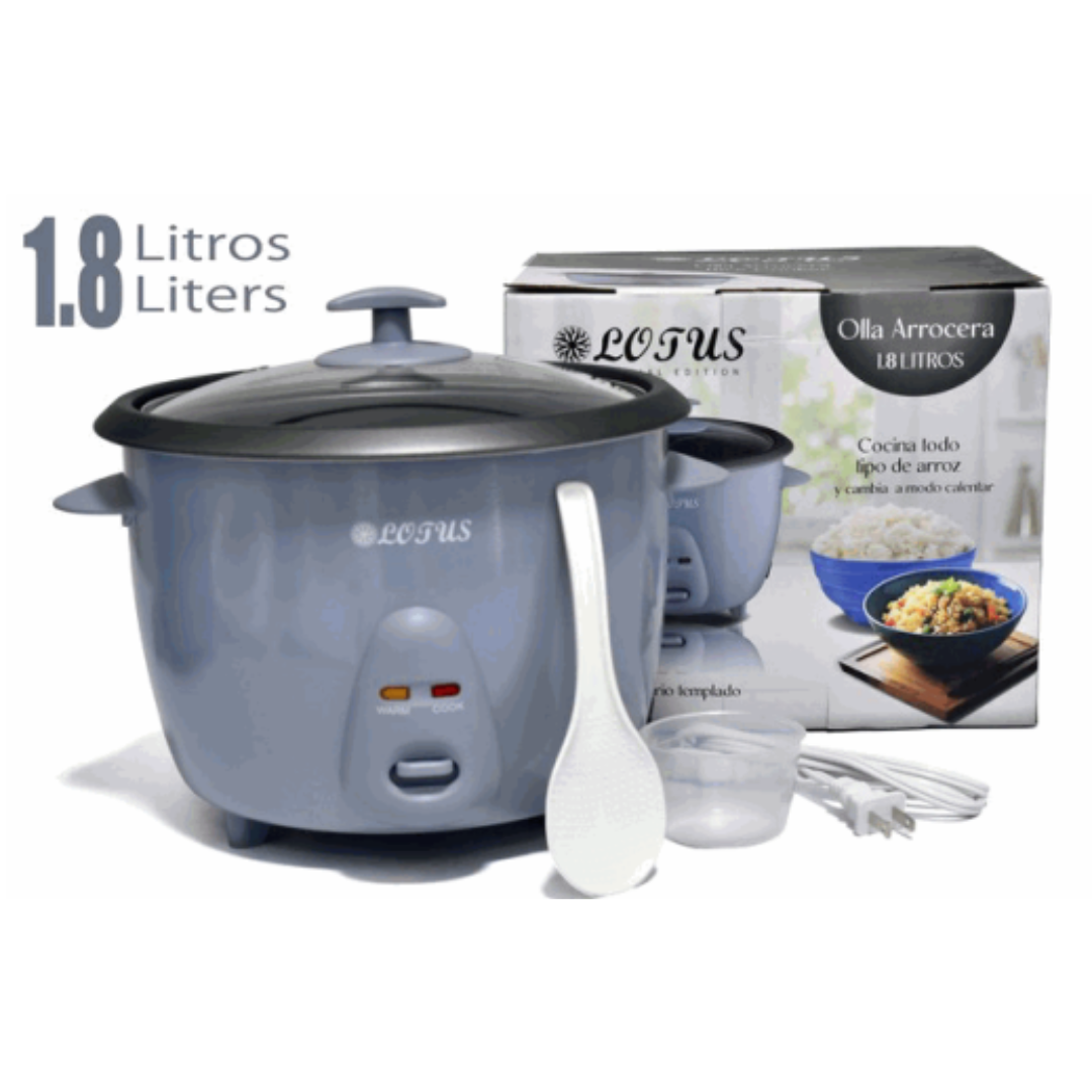 Arrocera Eléctrica de 1.8L Lotus LT-C1126-GRY LOTUS