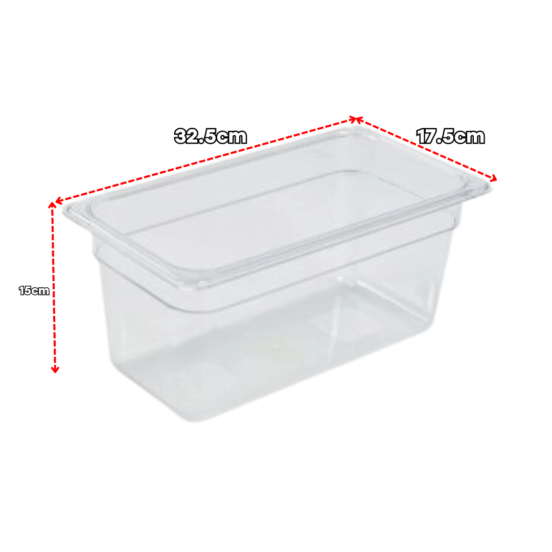 Bandeja GN Pans de Policarbonato 1/3x150mm PH1715 Selecto