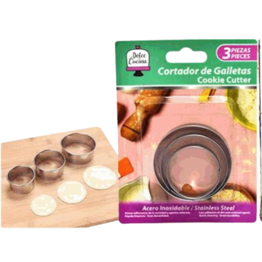 Set de 3 Cortadores de Galletas WIN-82301 Selecto