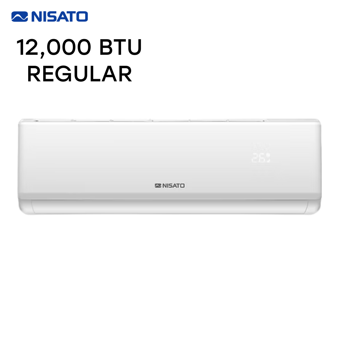 Aire Acondicionado Split Regular 12,000 BTU Blanco Nisato NAS-12LT NISATO