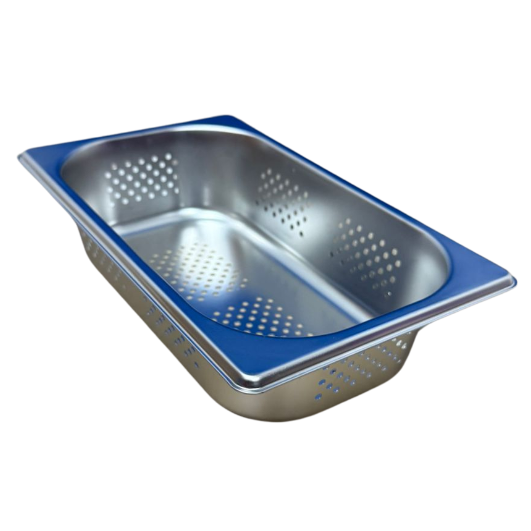 Bandeja GN Pan Perforados de Acero Inoxidable 1/4x65mm 265*162*65mm
