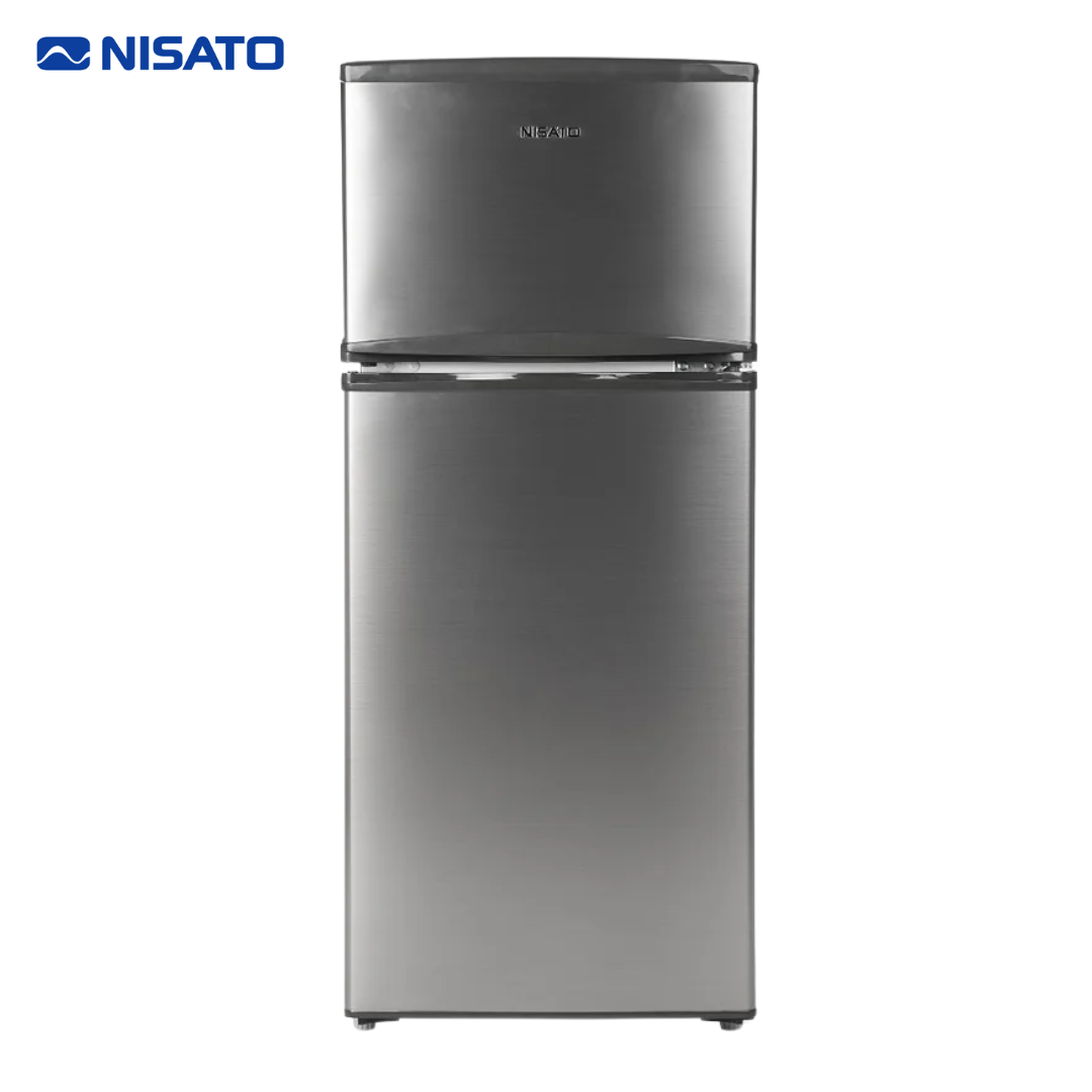 Refrigeradora No Frost 7P3/197L Acero Inoxidable Nisato NRF-217SSLM NISATO