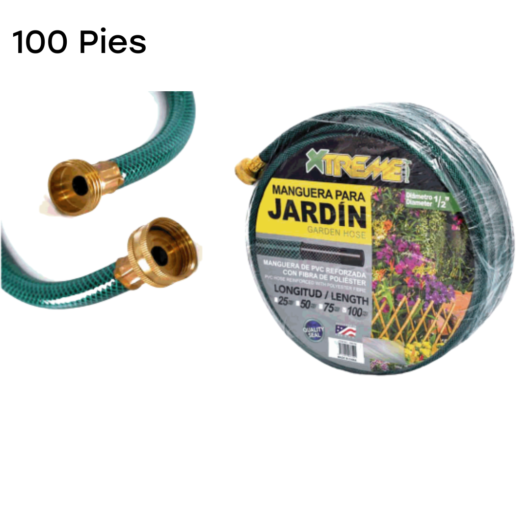 Manguera de Agua de PVC de 1/2"/100' Xtreme G-96159 Selecto