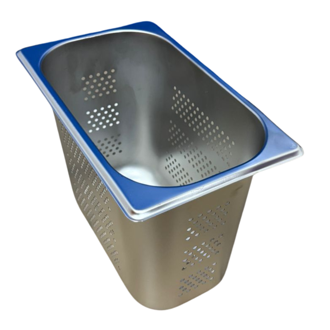 Bandeja GN Pan de Acero Inoxidable Perforado 1/3x200mm 325*176*200mm Selecto