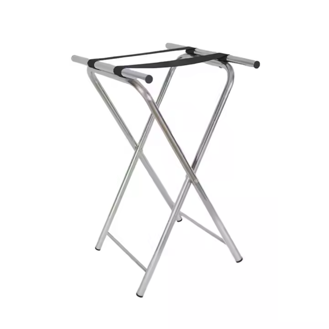 Soporte para Bandejas Plegable en Acero Inoxidable 52x41x80cm 350101