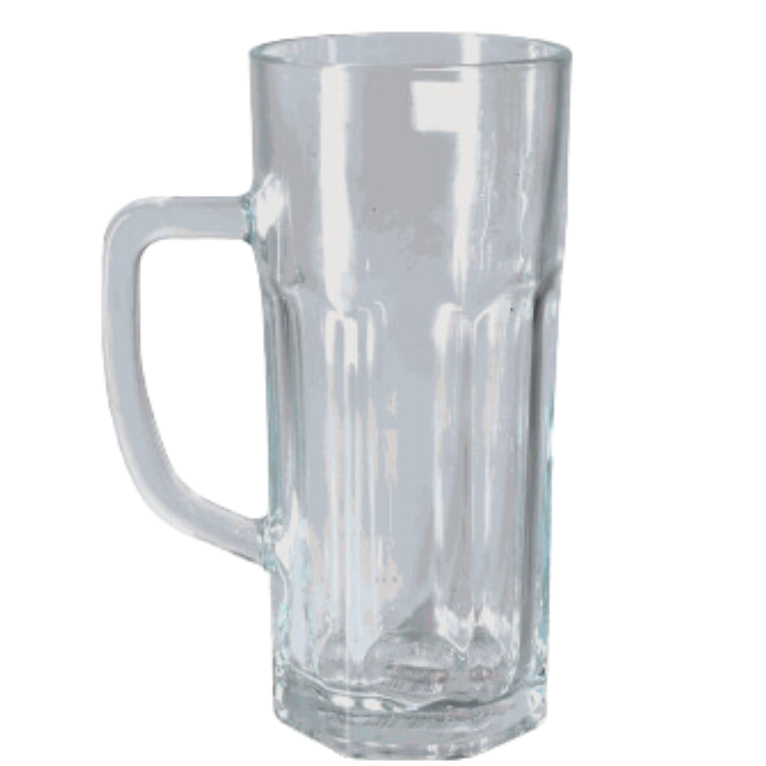 Taza para Cerveza de Vidrio Transparente 630ml JZB-50502 Selecto