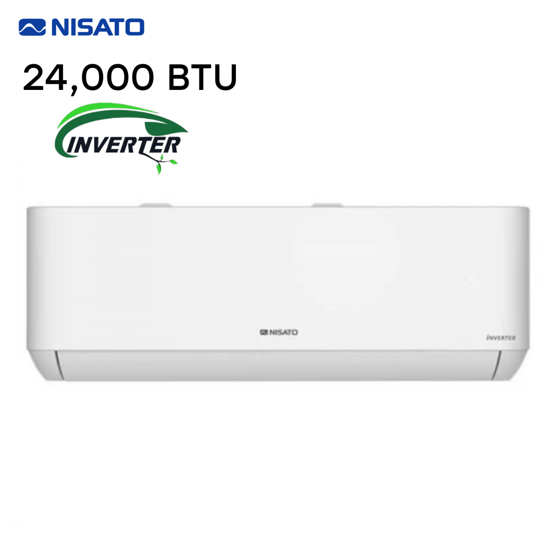 Aire Acondicionado Inverter 24,000 BTU Nisato NAS-24INVWLT NISATO