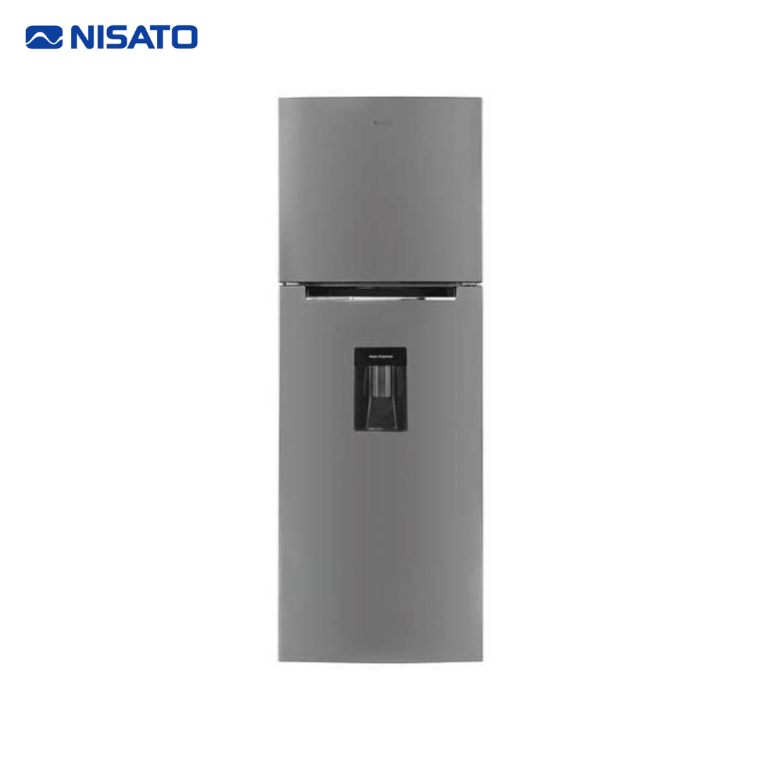 Refrigeradora No Frost 12.2P3/345L Acero Inoxidable Nisato NRF-318SWDML NISATO