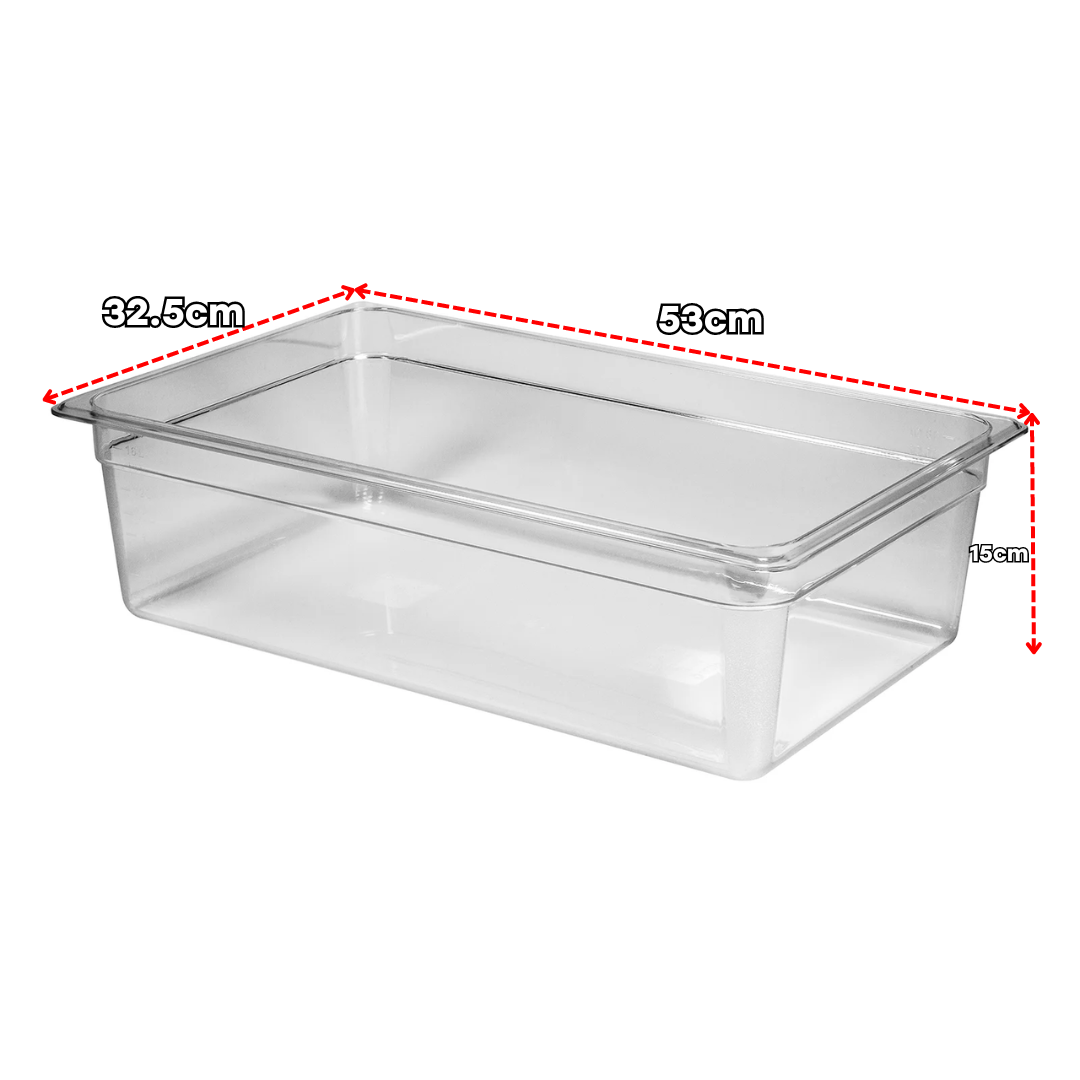 Bandeja GN Pans de Policarbonato 1/2x150mm PH3215