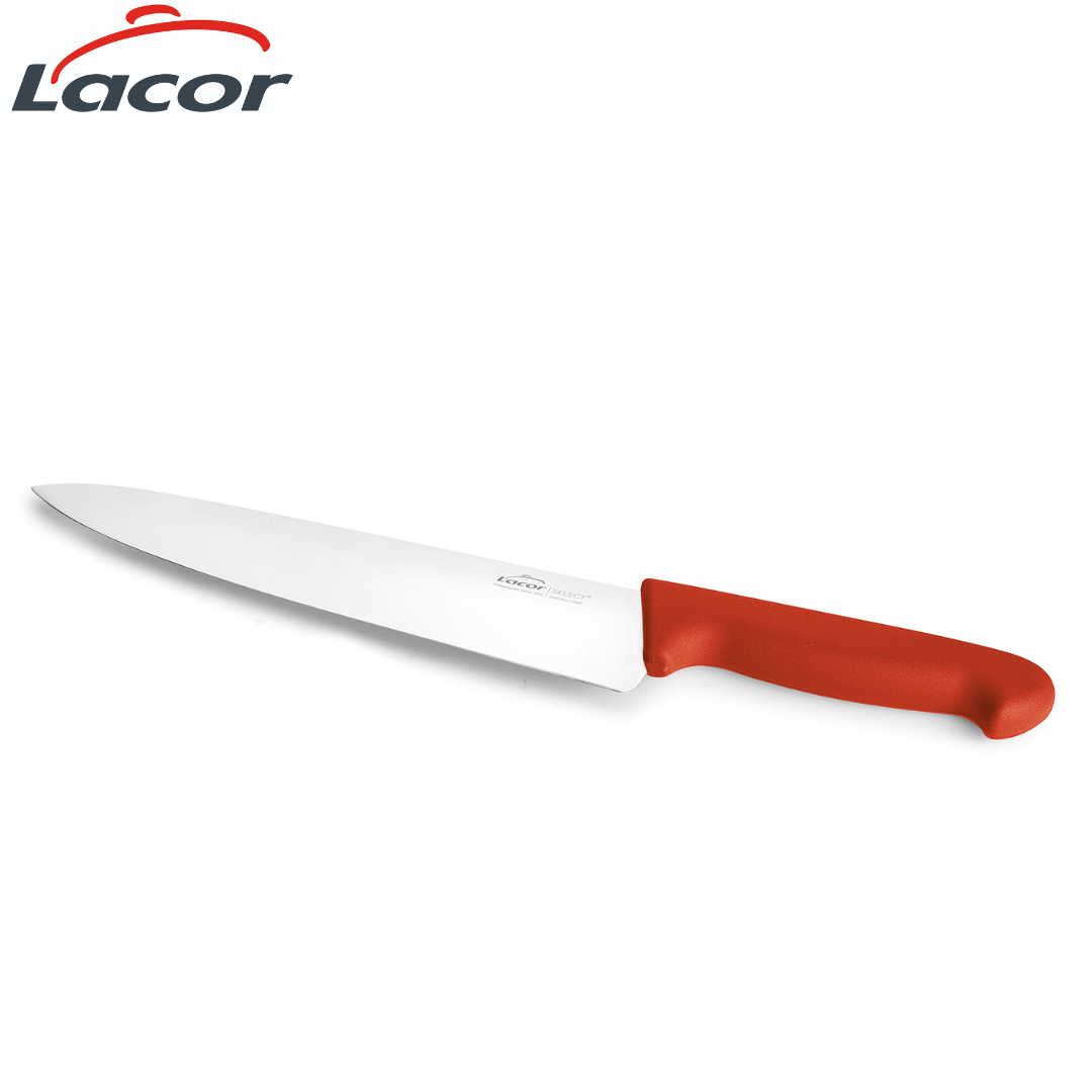 Cuchillo de Acero Inoxidable 10" Rojo Lacor ES-38311 LACOR