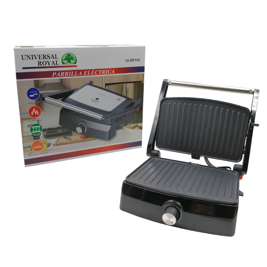 Sandwichera Panini Eléctrica Universal Royal IU-SP14C UNIVERSAL ROYAL