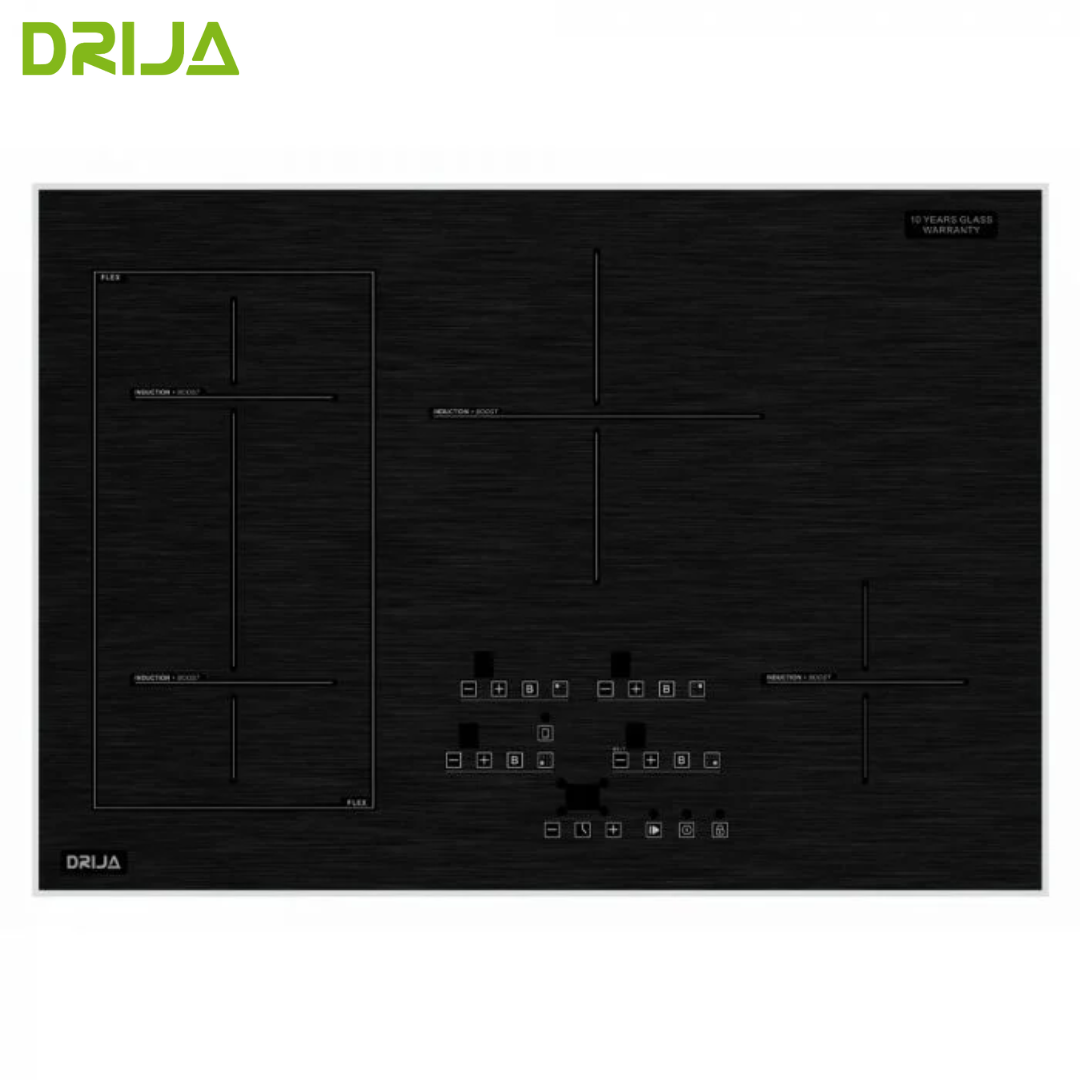 Estufa Empotrable de Inducción 4 Quemadores Vitrocerámica Negro MUNICH 76 INDUKTION Drija DRIJA