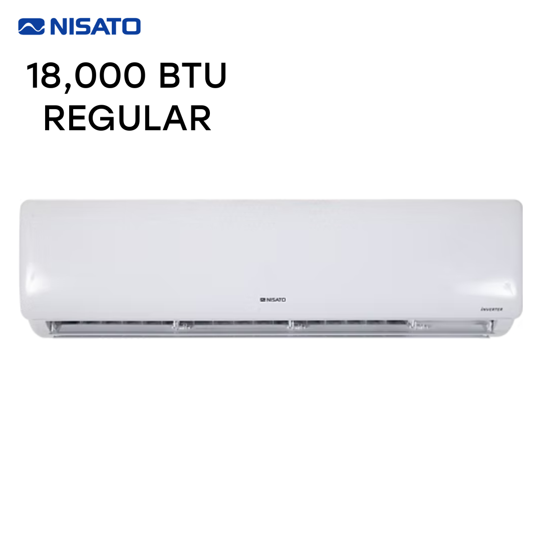 Aire Acondicionado Split Regular 18,000 BTU Blanco Nisato NAS-18LT