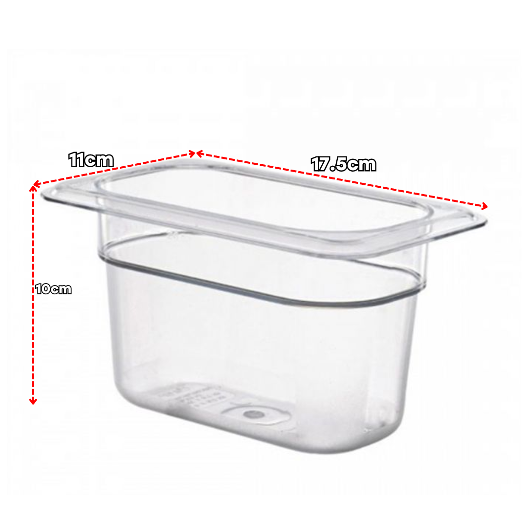 Bandeja GN Pans de Policarbonato 1/9x100mm 440701