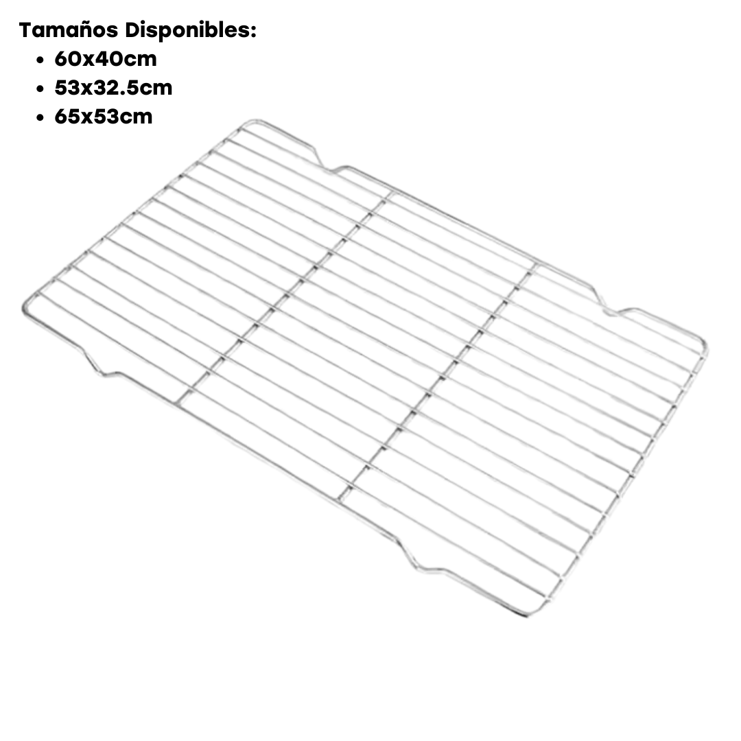 Rejilla de Enfriamiento de Acero Inoxidable 304 3 Tamaños Disponibles Rack. Hornear. Selecto