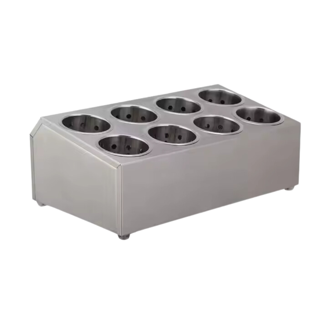 Organizadores de Cubiertos 8 Cabezales de Acero Inoxidable 470601