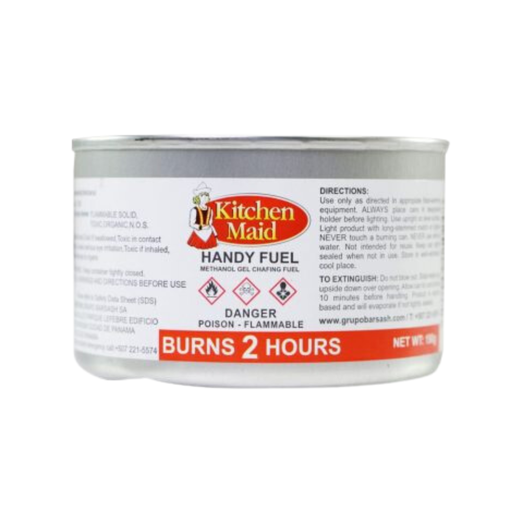 Esterno de 2 Horas 8oz Kitchen Maid O-ESTE02 sterno. Chafing fuel. Handy fuel.