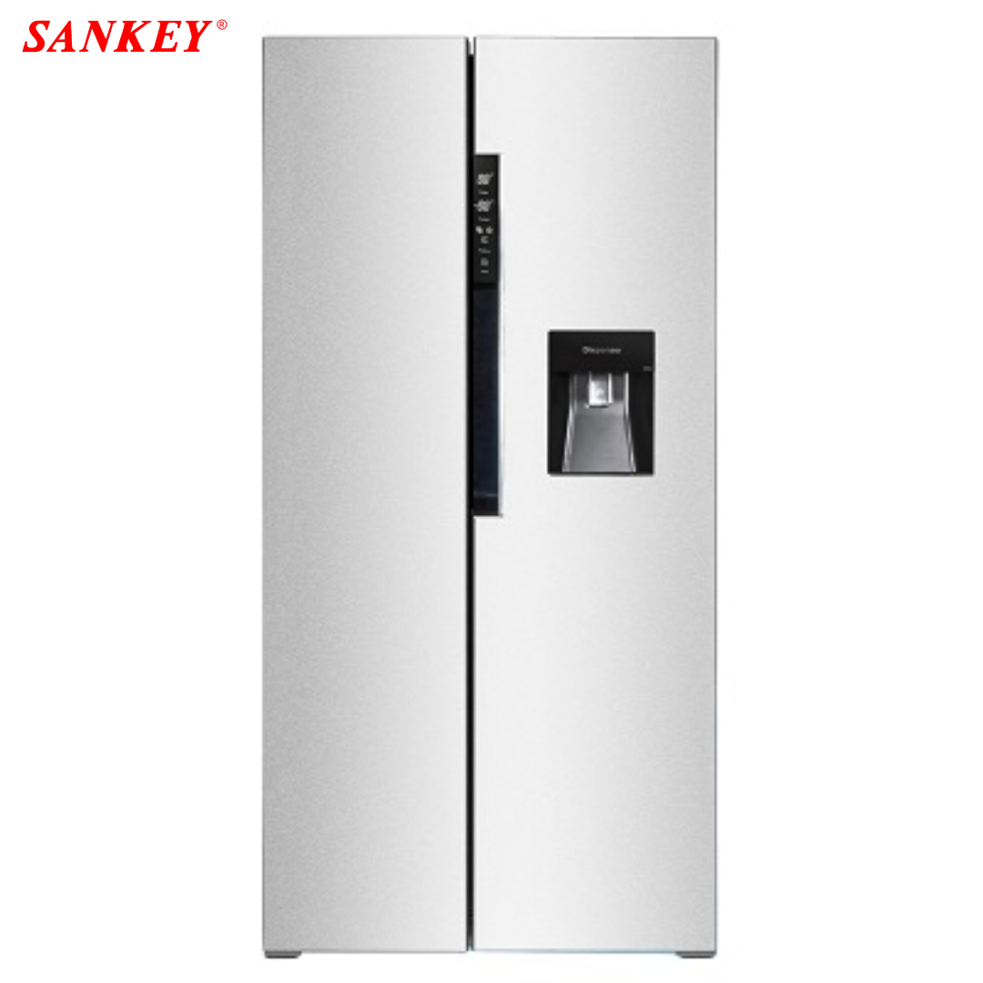 Refrigeradora Side by Side 17.51P3/496L Acero Inoxidable Inverter No Frost con Dispensador de Agua Sankey RF-19IN88SD SANKEY