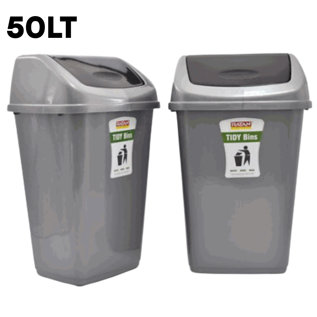 Basurero de Plástico 50 Litros Ratan 12841 Selecto