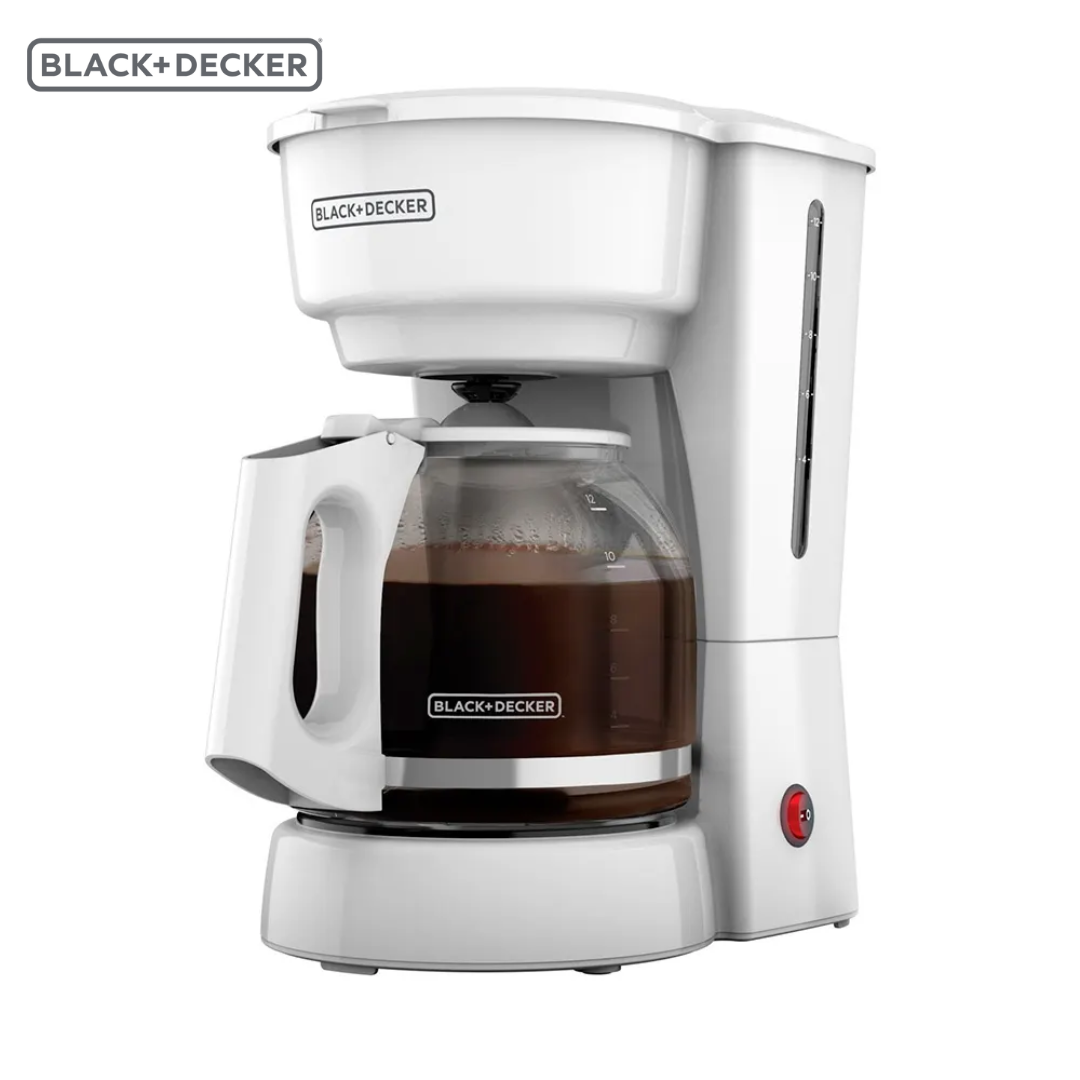Cafetera Eléctrica 12 Tazas Blanco Black and Decker CM0916W BLACK + DECKER