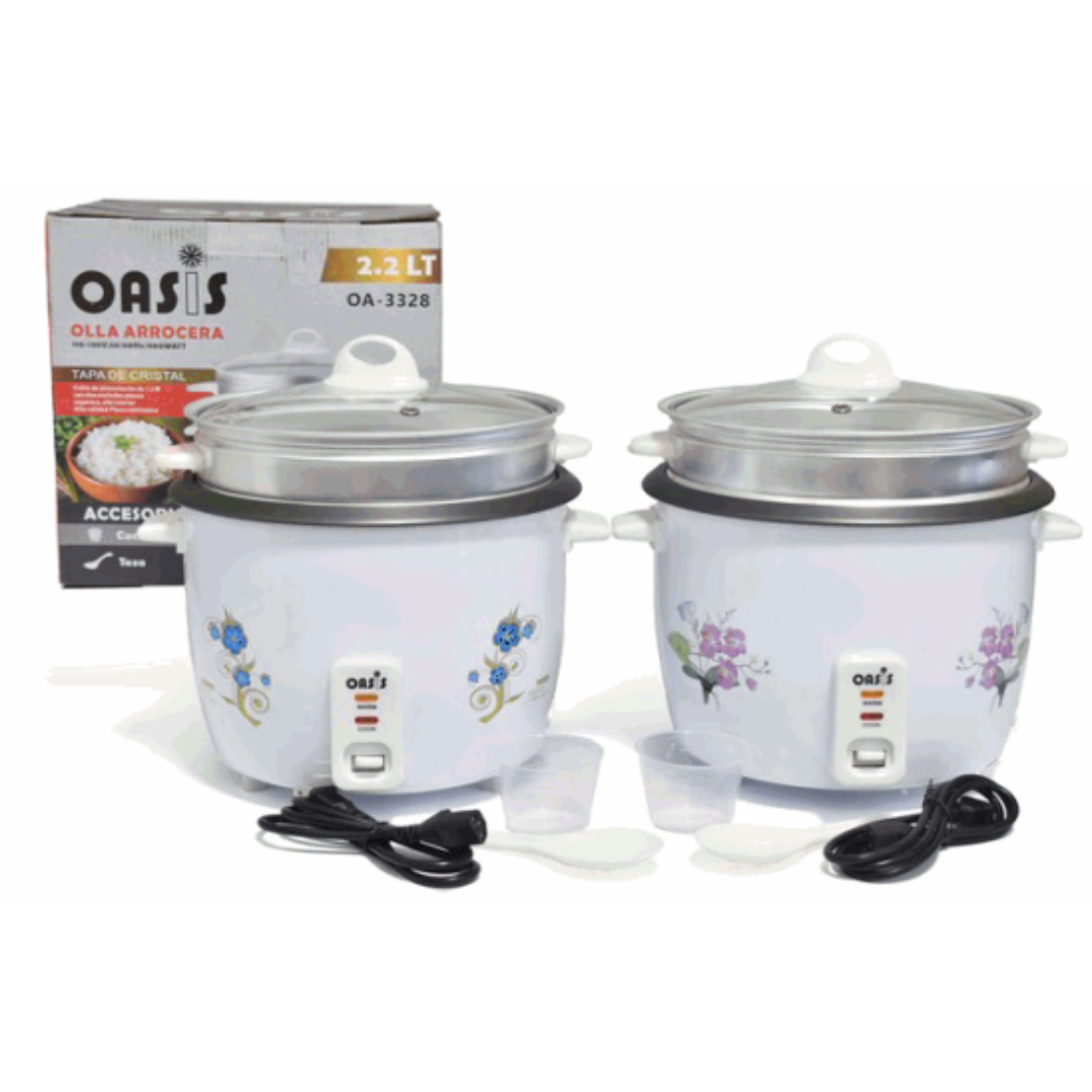 Olla Arrocera Eléctrica 2.2L Oasis OA-3328 OASIS