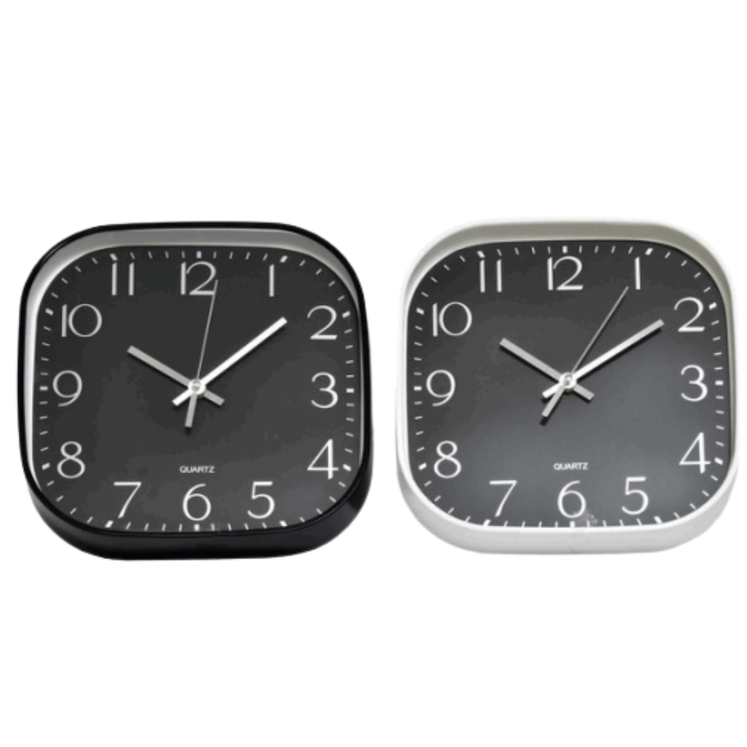 Reloj de Pared Cuadrado 30cm 88581