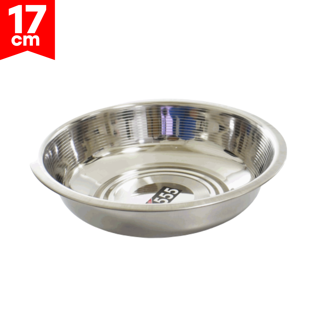 Bowl de Acero Inoxidable 17cm Grueso 555 STL-604SB-17 Plato. 555