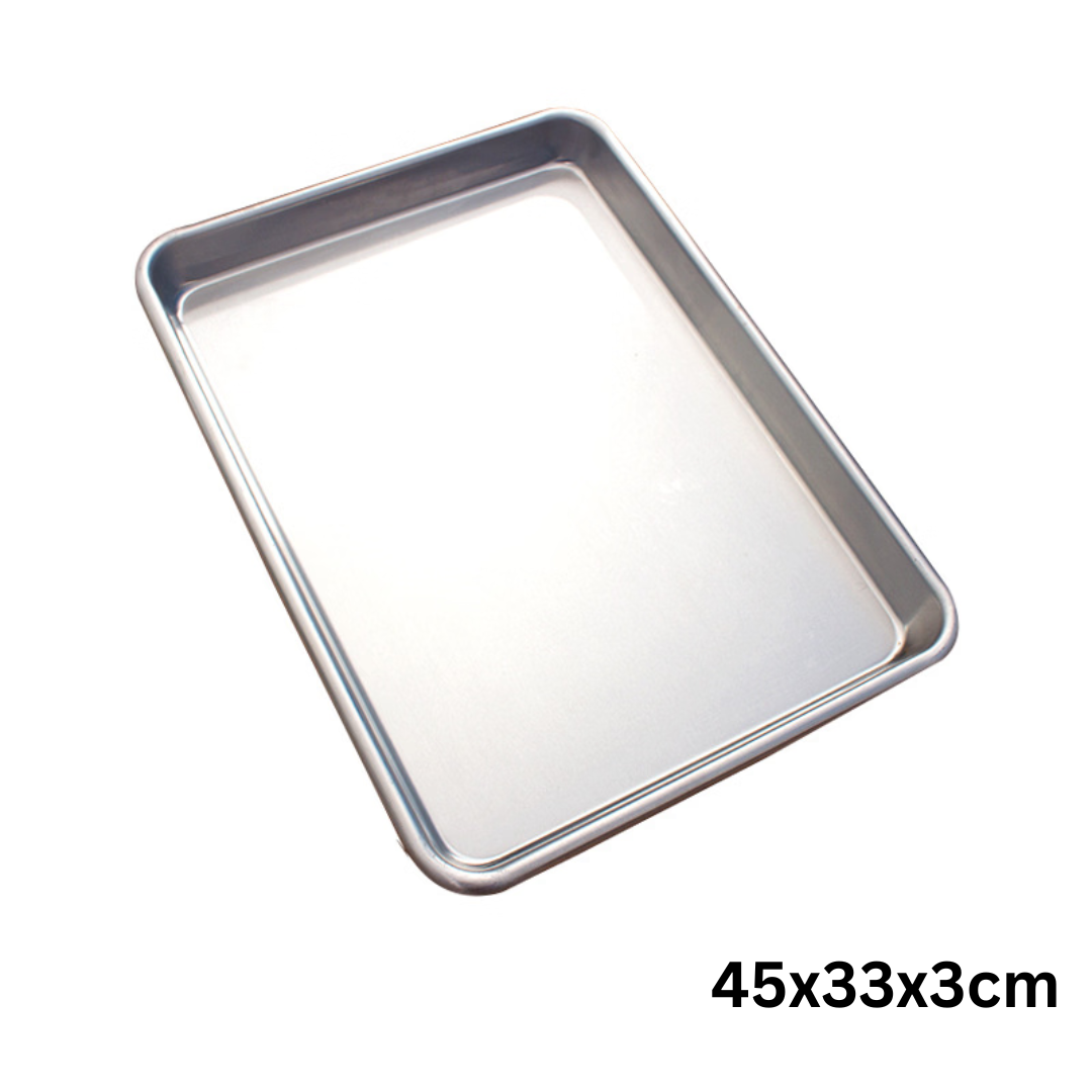 Bandeja de Aluminio para Hornear 45x33x3cm B-4533 Selecto