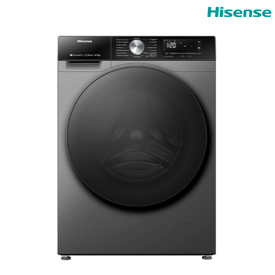 Centro de Lavado Lavadora y Secadora 2en1 15kg/10kg Eléctrico Carga Frontal Hisense WD3S1543BT
