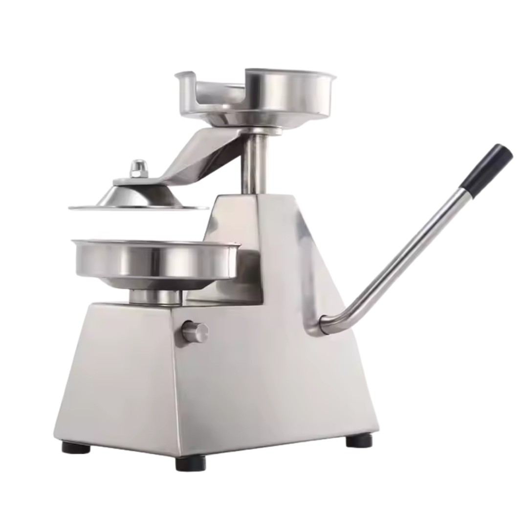 Máquina para Prensar Carne de Hamburguesa 150mm WF-A150 Prensa de Hamburguesa.
