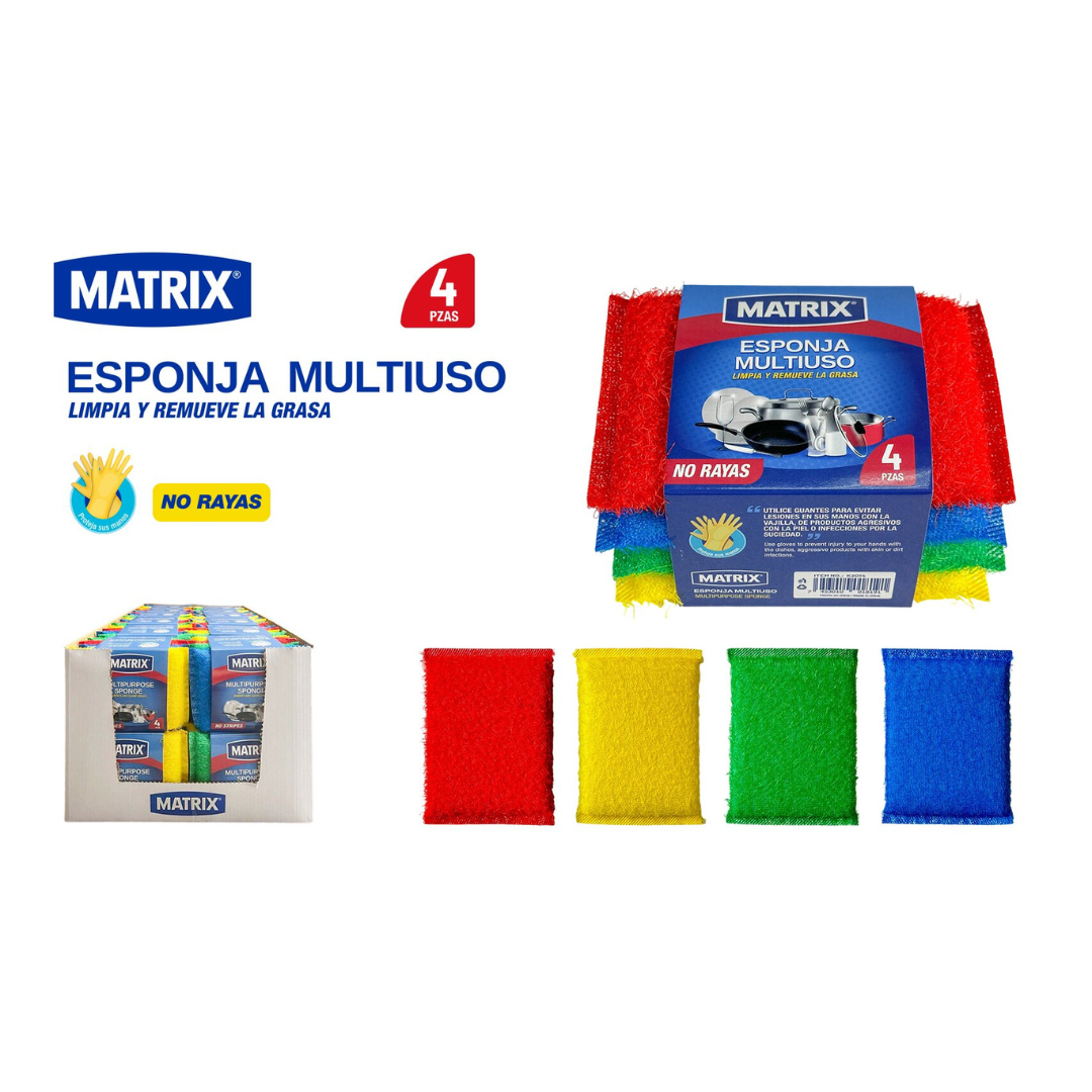 Set 4 Esponjas de Fregar Matrix K2014 MATRIX