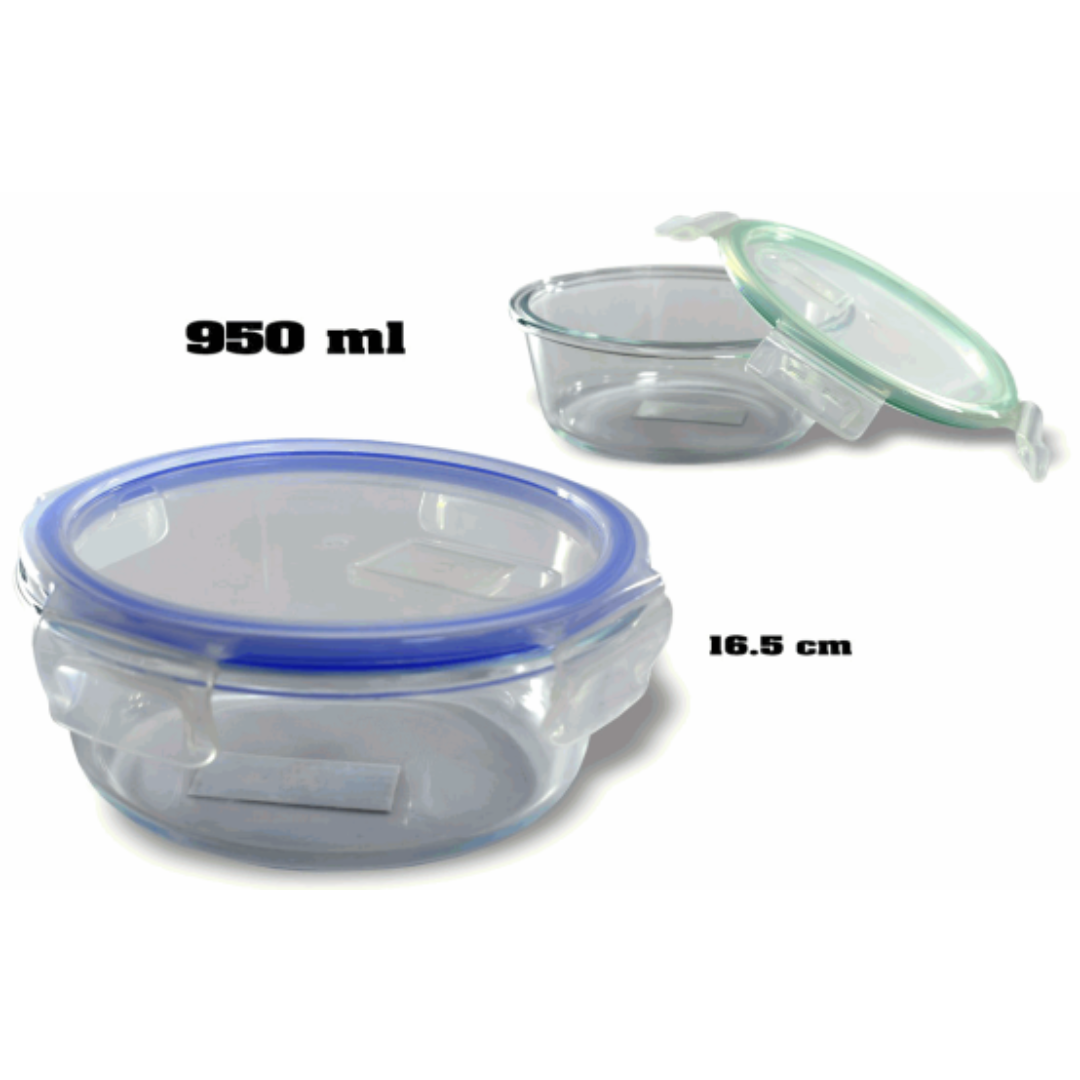 Envase de Vidrio con Tapa 950ml LHC-7579 Selecto