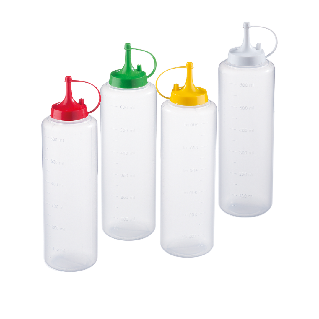 Salsero Plástico Transparente 600ml MERMESMOS005