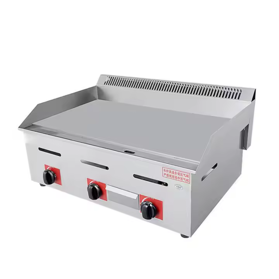 Plancha a Gas de Acero Inoxidable 3 Quemadores 730*530*345mm FCS-720 Selecto