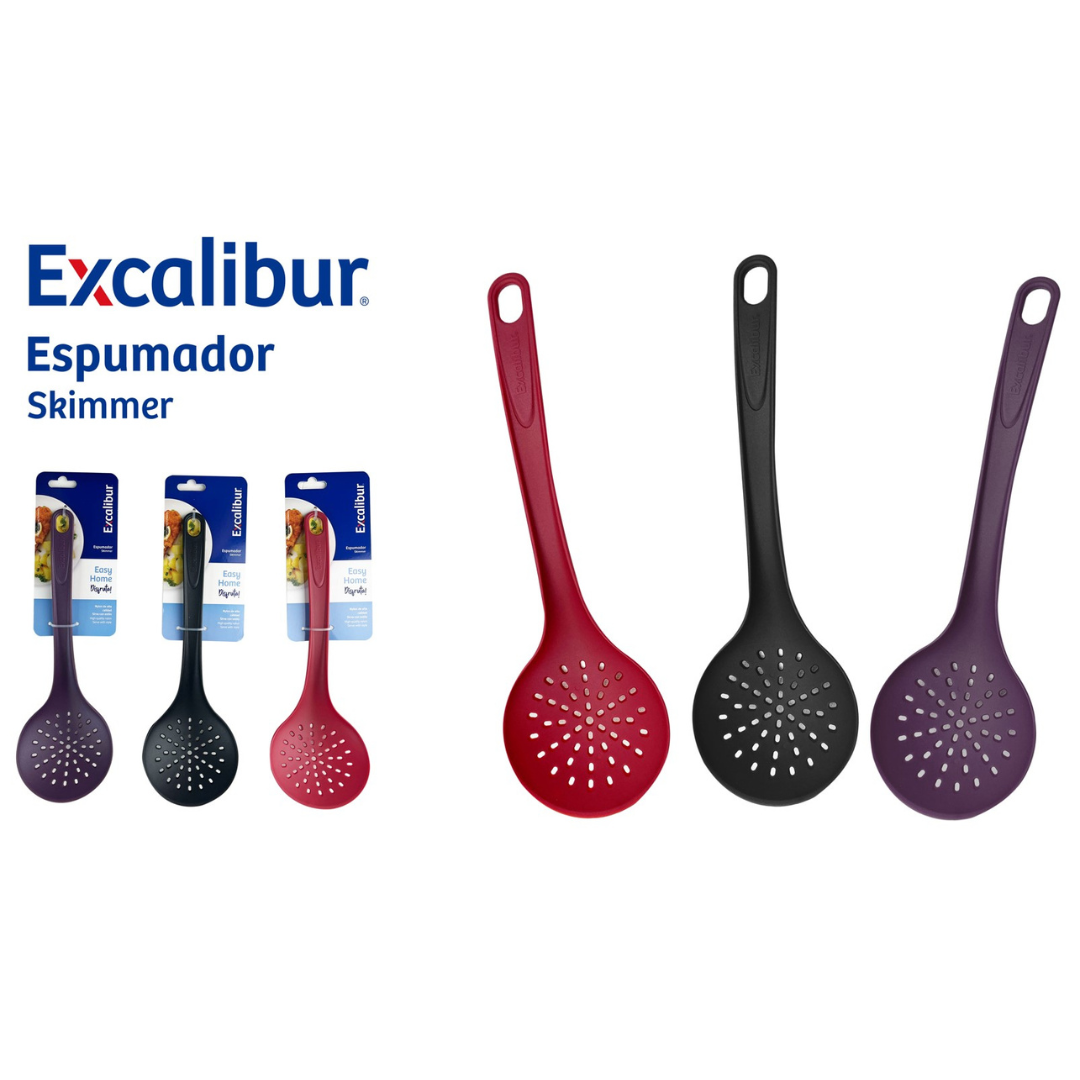 Cucharon Perforado Plástico Excalibur A164-TU2407 Espumador