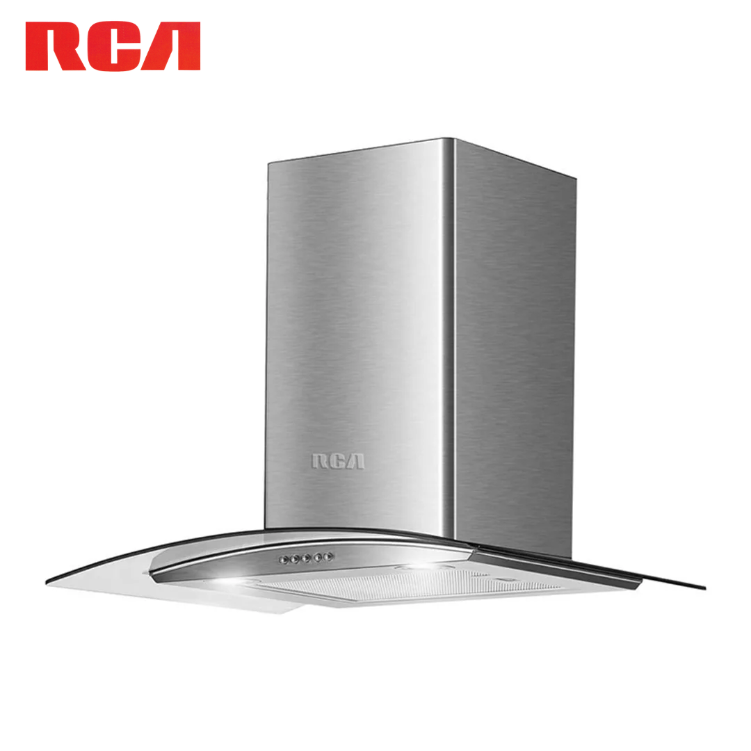Extractor de Grasa 36"/91cm Tipo Campana con Vidrio Templado Curvo RCA RCGH90 RCA