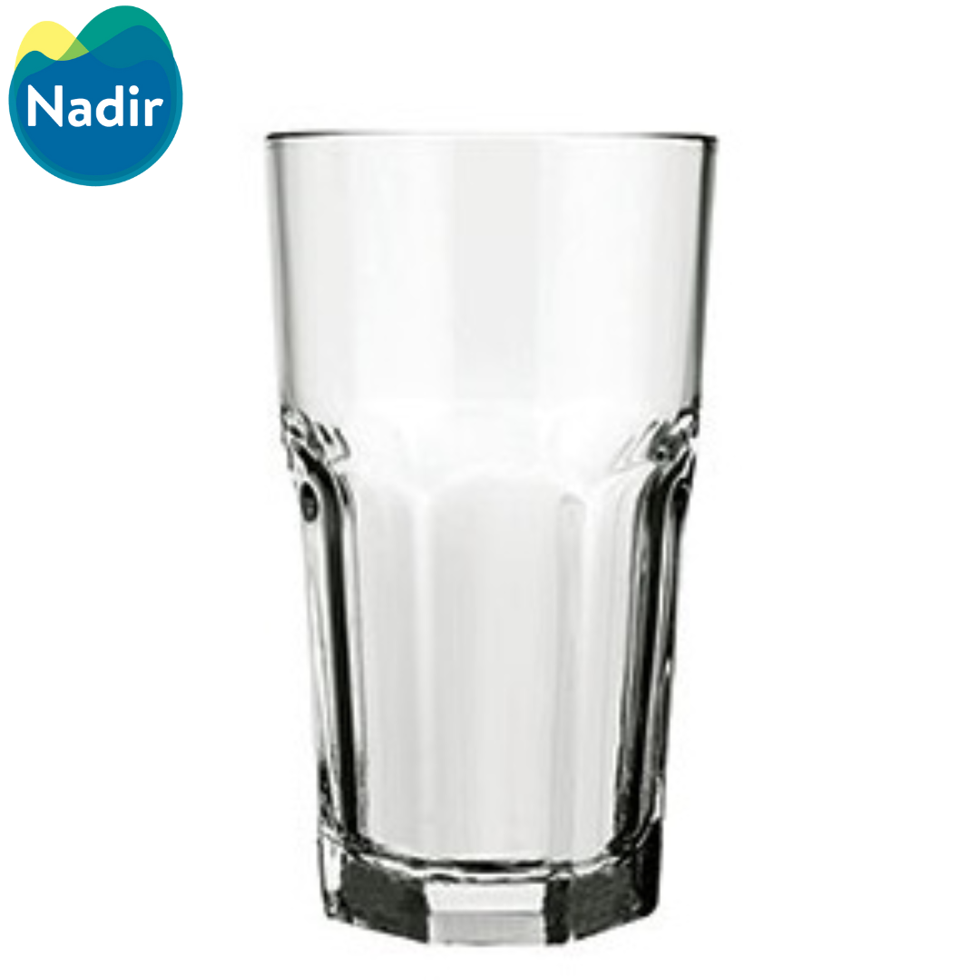 Vaso de Vidrio Bristol Transparente 520ml/17.5oz Nadir 29110200759914