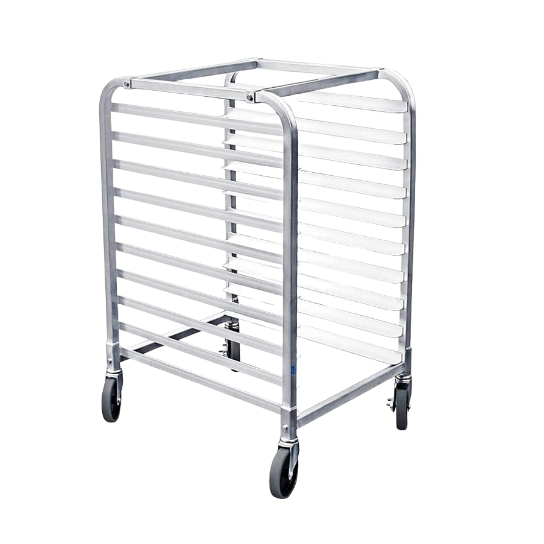 Carrito de Panadería 10 Niveles en Acero Inoxidable para Bandejas de 60x40cm 110102C Selecto