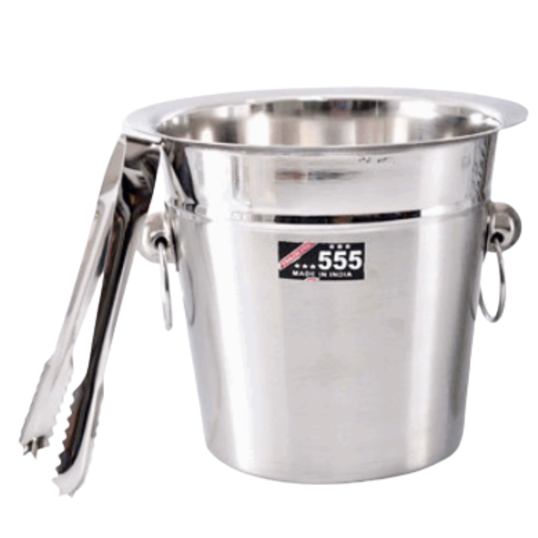 Hielera de Acero Inoxidable 18cm 555 MI-4071 Balde. 555