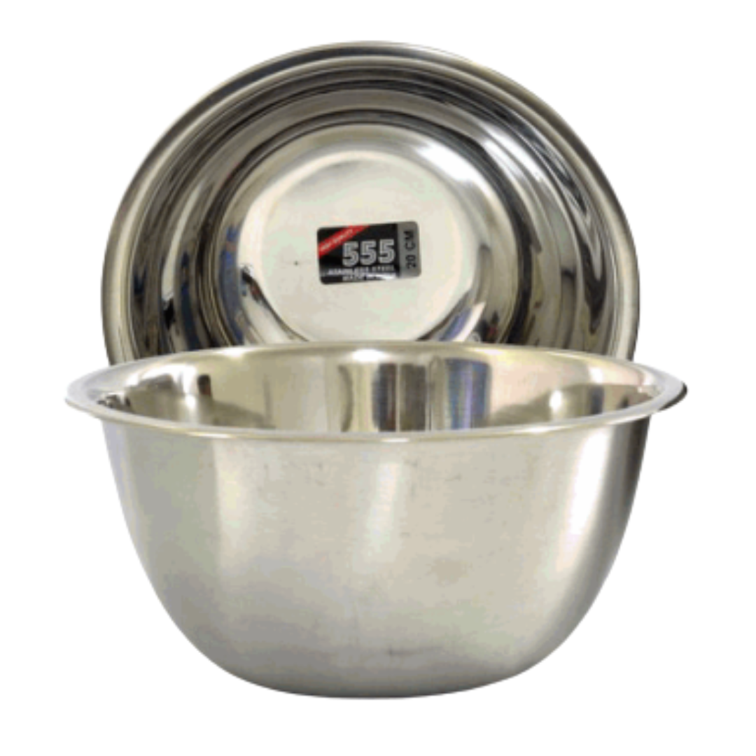 Bowl de Acero Inoxidable 20cm a 26cm 555 555