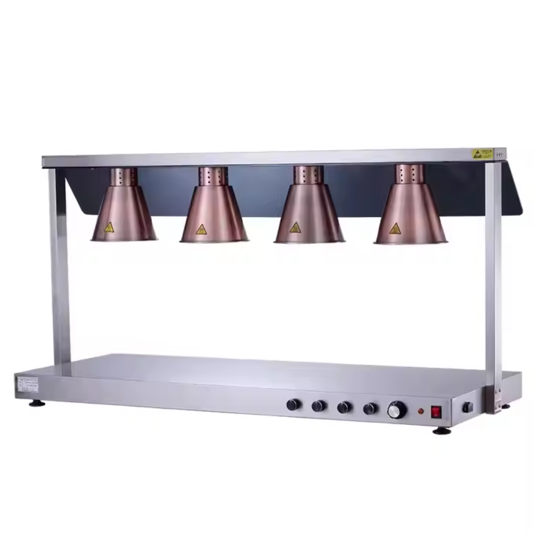 Set 4 Lámparas Calentadoras de Comida1360*530*700mm HTC-4F Selecto