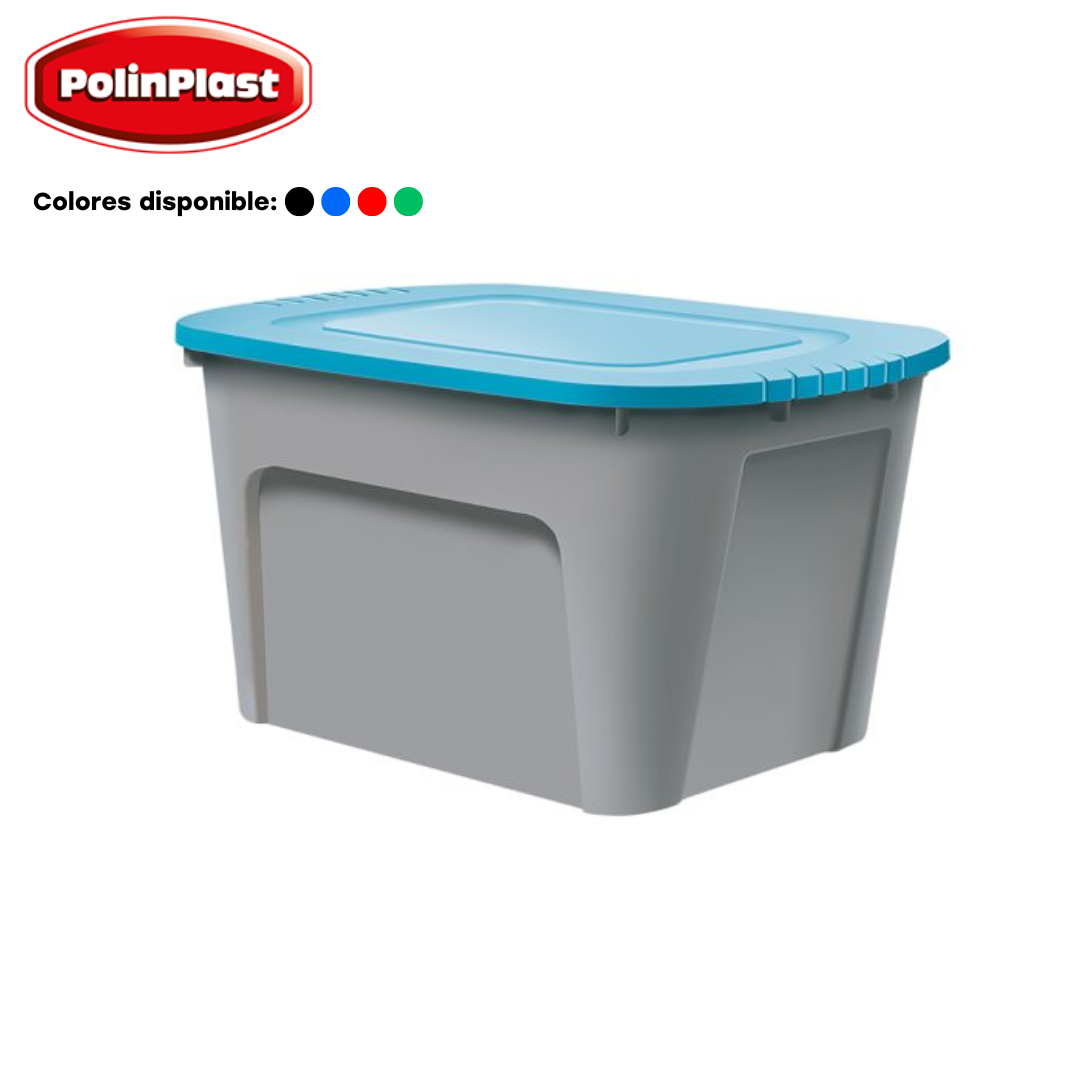 Caja Organizadora de Plástico Zeus #150 128.7L Polinplast 175-225 POLINPLAST