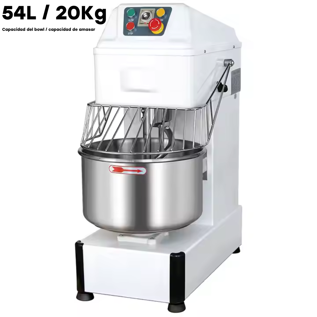 Amasadora Industrial 54L/20kg Eléctrico HS50