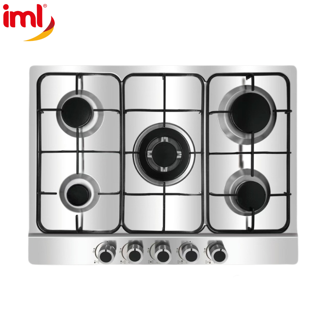 Estufa Empotrable de Acero Inoxidable 5 Quemadores IML QE-5A2