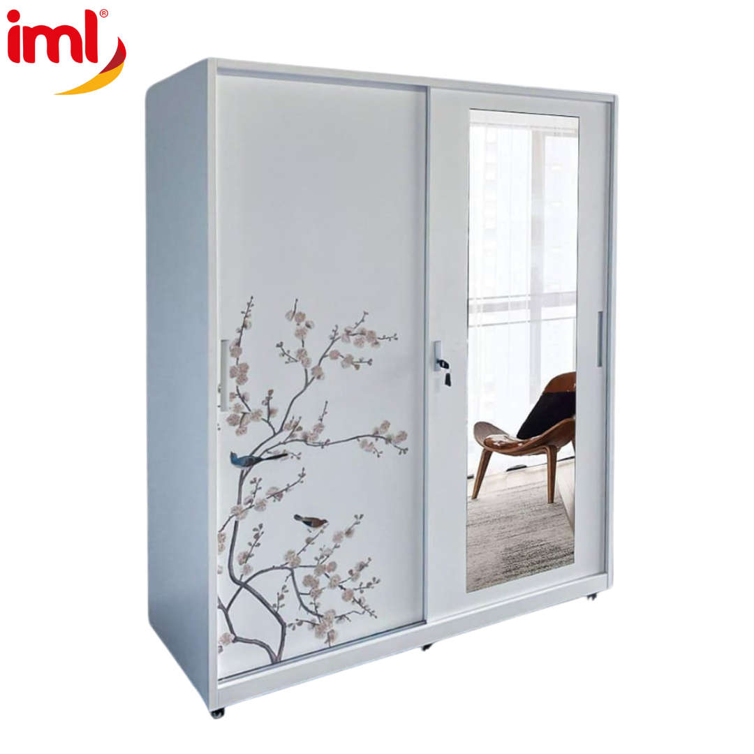 Closet Metálico con Espejo 185x165x50cm IML CL-3 Armario. IML
